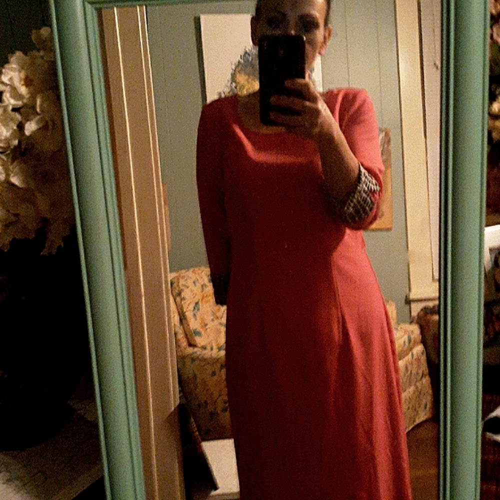 Hot pink dress with great cuffs!!!